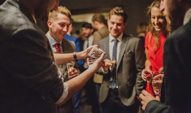 Edinburgh Close-Up Magician Drinks Reception Entertainment